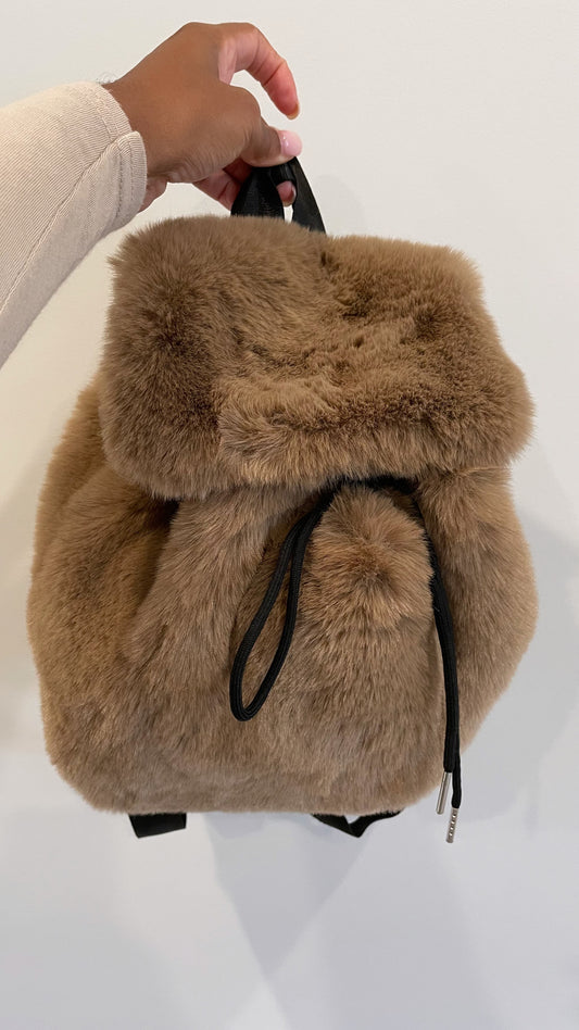 The Faux Fur Backpack