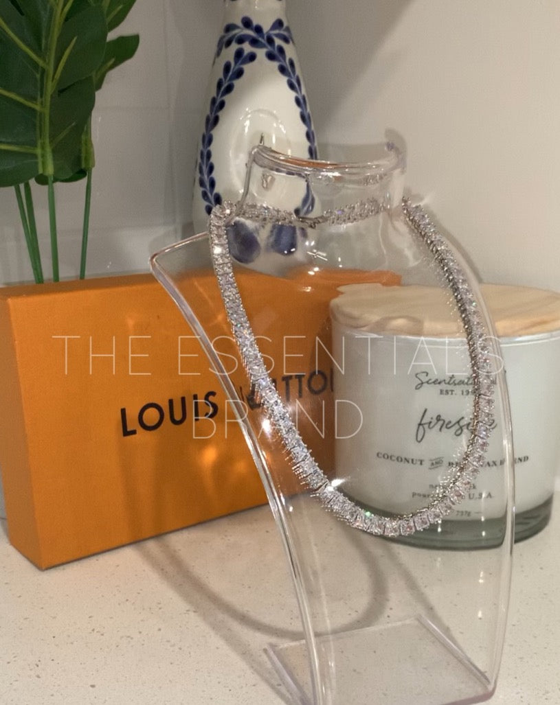 The Baguette Tennis Necklace