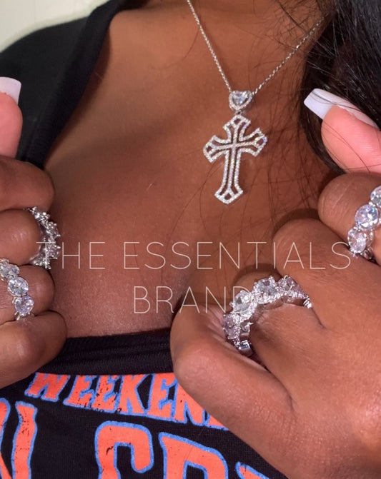 The Cross My Heart Necklace