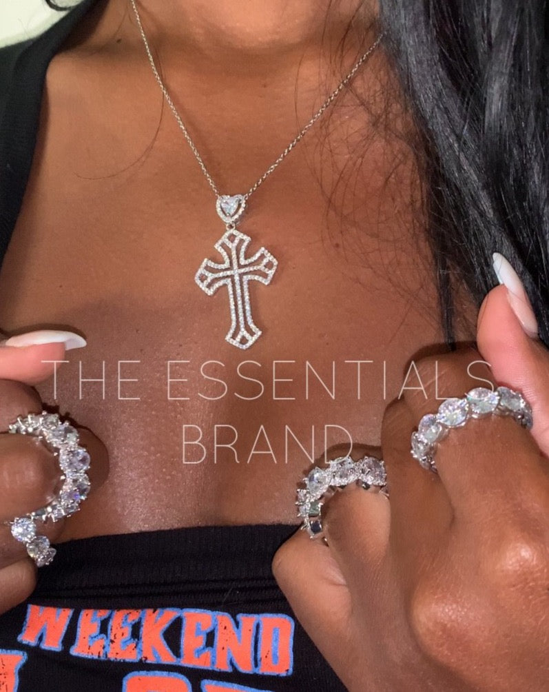 The Cross My Heart Necklace