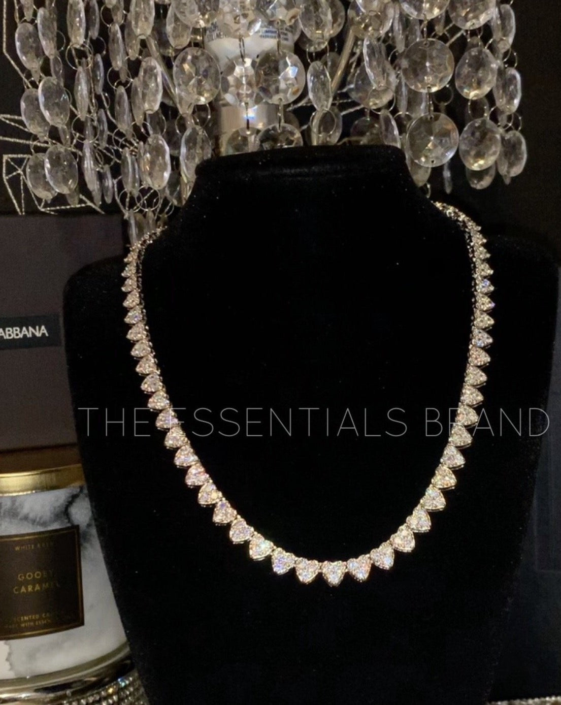 The Heart Tennis Necklace