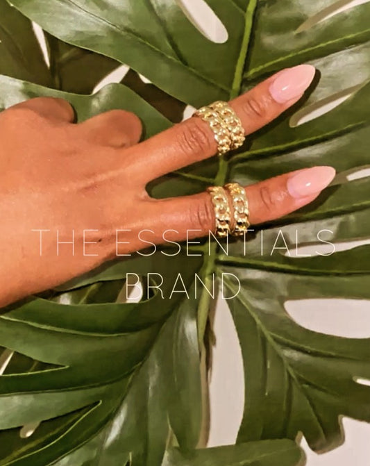 The Solid Cuban Link Rings