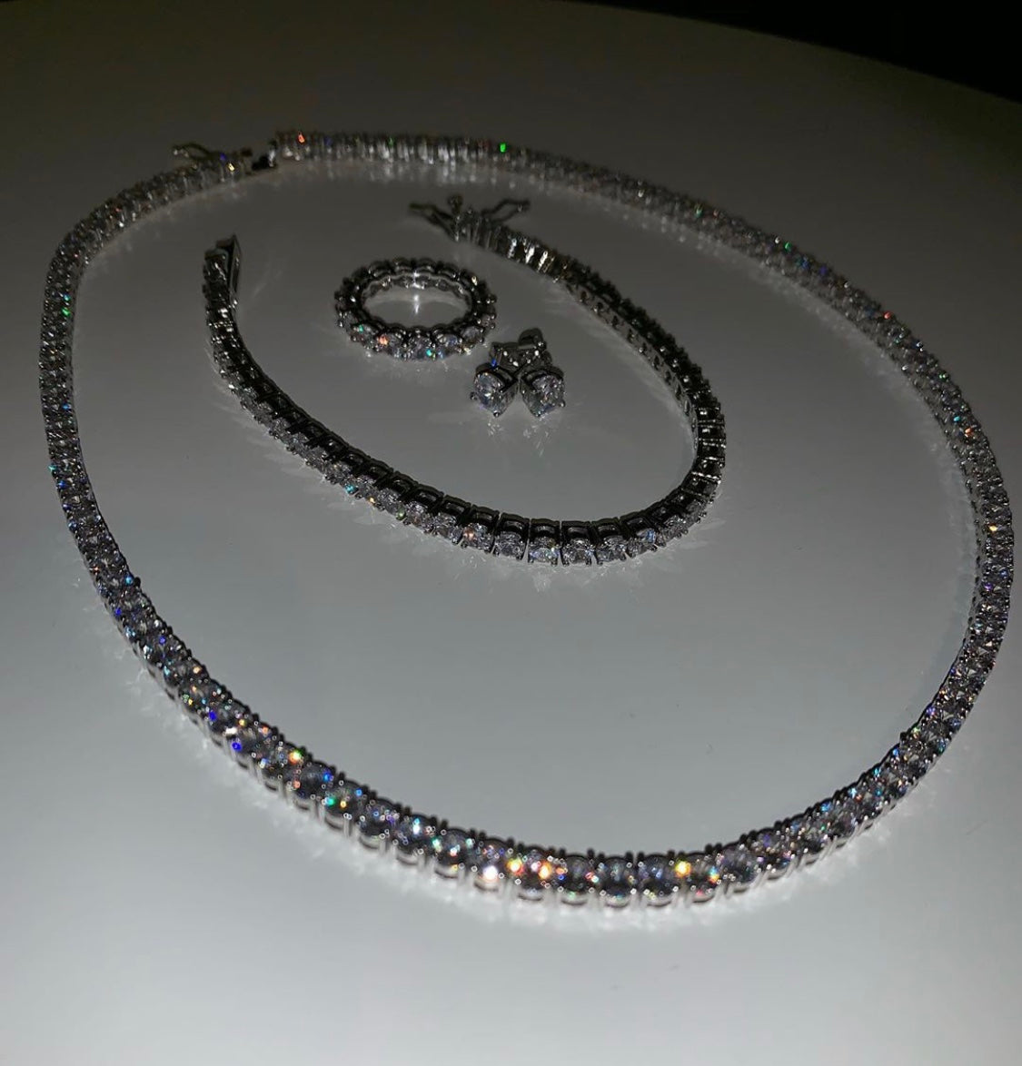 The Tennis Necklace Set