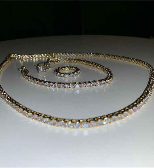 The Tennis Necklace Set