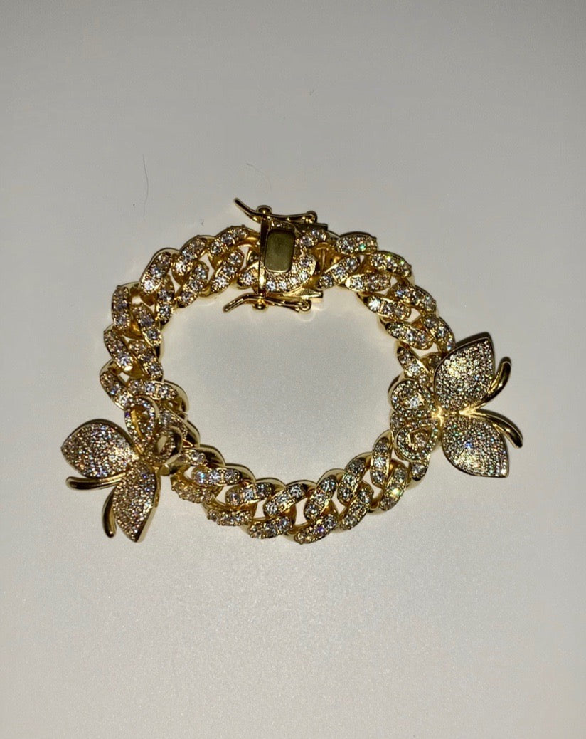 The Butterfly Cuban Bracelet