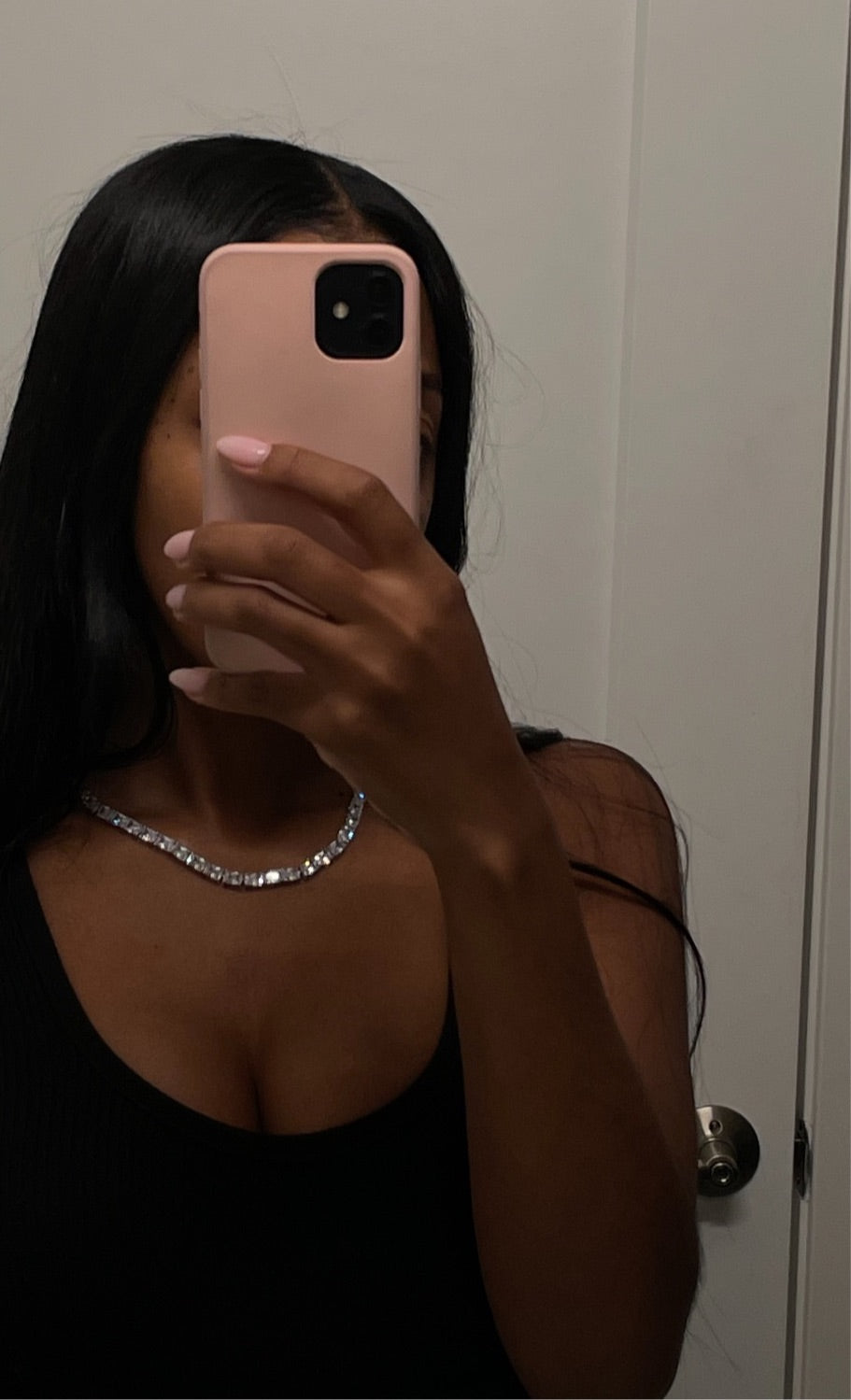 The Rectangle Baguette Necklace